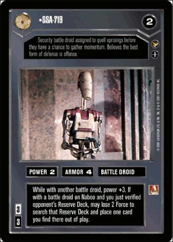 Star Wars: Theed Palace Limited (Base Set) card 18 SSA-719