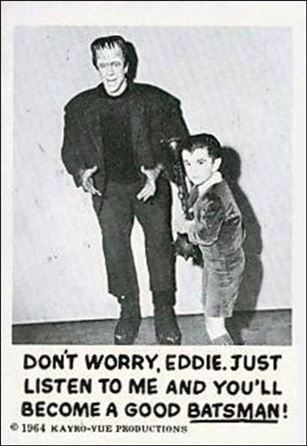Munsters (Base Set) card 9 Don't Worry, Eddie, Just Listen to Me and You'll 