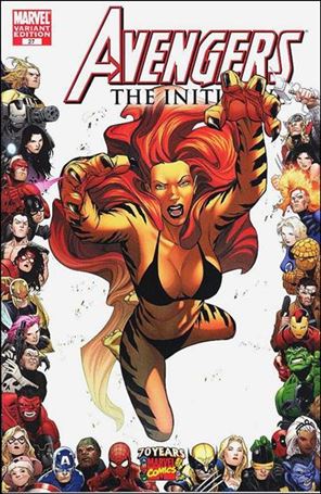 Avengers: The Initiative issue 27-B Rafa Sandoval 1:10 70th Frame Cover