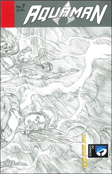 Aquaman (2011) issue 7-B Wraparound 1:25 Sketch Cover