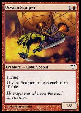 Magic the Gathering: Dissension (Base Set) card 76 Utvara Scalper