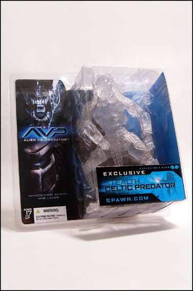 Alien vs Predator (Series 1) figure 6 Stealth Celtic Predator (Collectors Club Exclusive