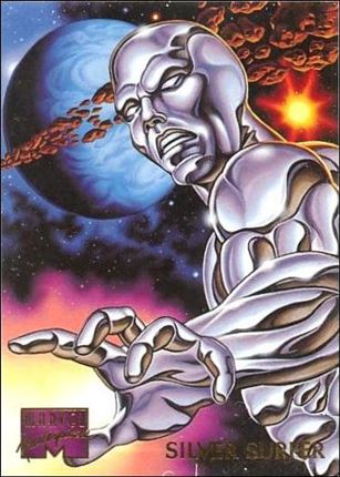 1995 Marvel Masterpieces (Base Set) card 90 Silver Surfer