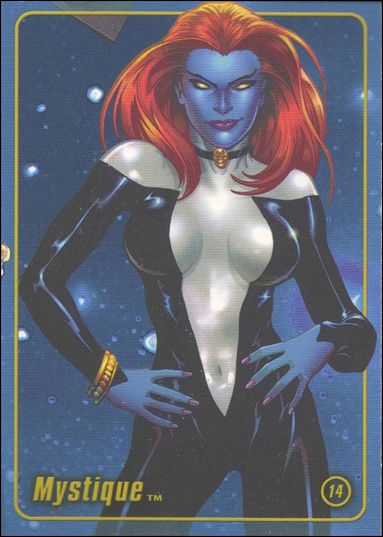 Marvel Heroes Figure Factory: Series 1 (Base Set) card 14 Mystique