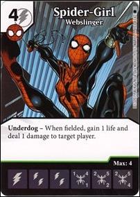 Marvel Dice Masters Amazing Spider-Man card 103 Spider-Girl: Webslinger