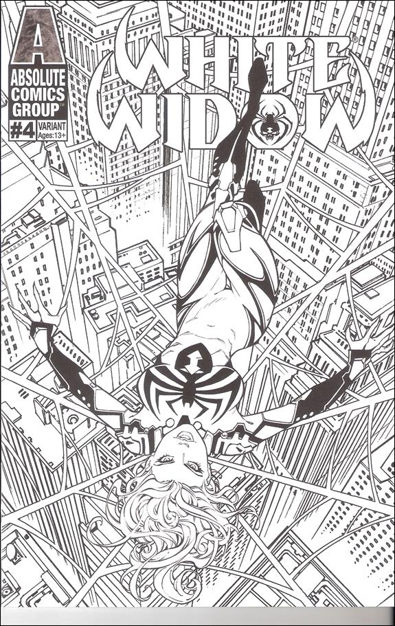 White Widow issue 4-S Randy Green "Coloring Bloodlines" Cover