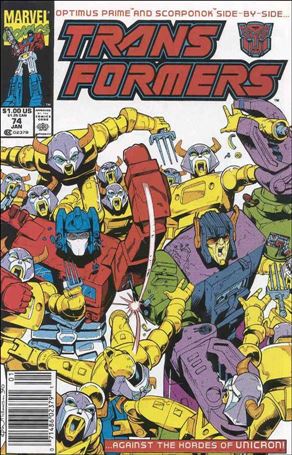 Transformers (1984) issue 74-B Newsstand Cover