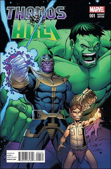 Thanos vs Hulk issue 1-B Ron Lim Cover