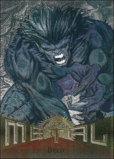 Marvel Metal (Parallel Flasher Set) card 1 Beast