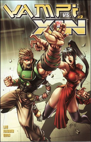 Vampi vs Xin issue 2 Kevin Lau Cover