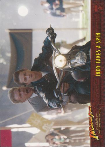 Indiana Jones and the Kingdom of the Crystal Skull (Base Set) card 34 Indy Takes a Spin
