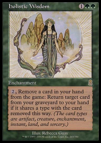 Magic the Gathering: Odyssey (Base Set) card 243 Holistic Wisdom