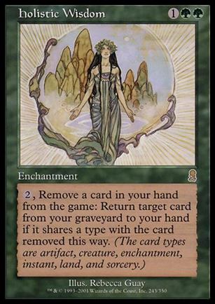 Magic the Gathering: Odyssey (Base Set) card 243 Holistic Wisdom