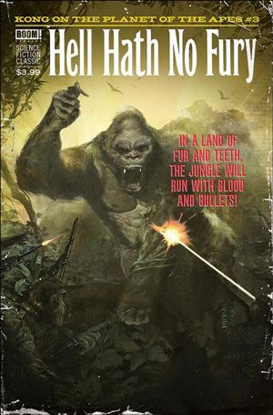 Kong on the Planet of the Apes issue 3-C Fay Dalton Pulp Subscription Cover