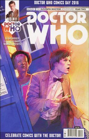 Doctor Who: The Eleventh Doctor Year Two issue 11-E Rod Reis Doctor Who Comics Day Cover 