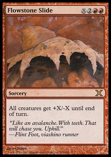 Magic the Gathering: 10th Edition (Base Set) card 203 Flowstone Slide
