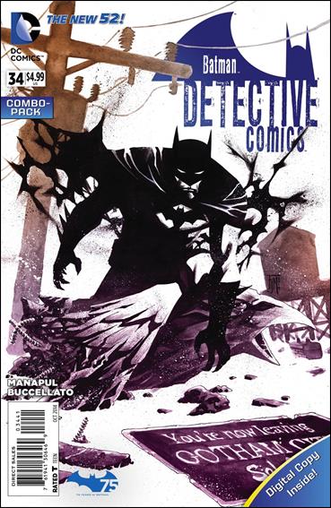 Detective Comics (2011) issue 34-C Unbagged Francis Manapul Cover Combo Pack