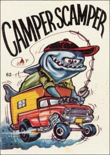 Fantastic Odd Rods: Series 2 (Base Set) card 62 Camper Scamper