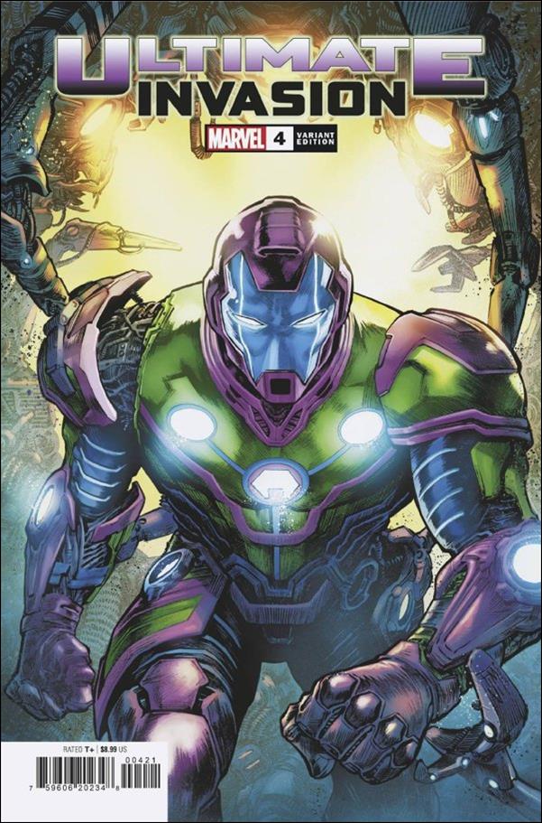 Ultimate Invasion issue 4-B Francis Manapul Cover