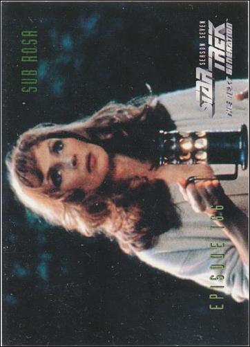 Star Trek: The Next Generation - The Episode Collection Season Seven (Base Set) card 687 Sub Rosa, Episode 166-C