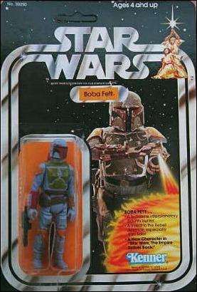Star Wars 3 3/4" Basic Action Figures (Vintage) figure 21 Boba Fett (SW 21 Back)