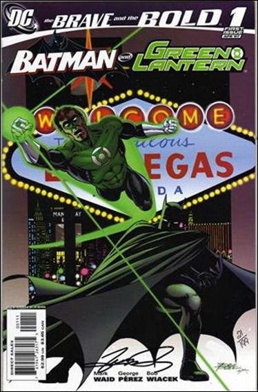 Brave and the Bold (2007) issue 1-D DF Las Vegas Cover (Signed by George Perez) 1/199