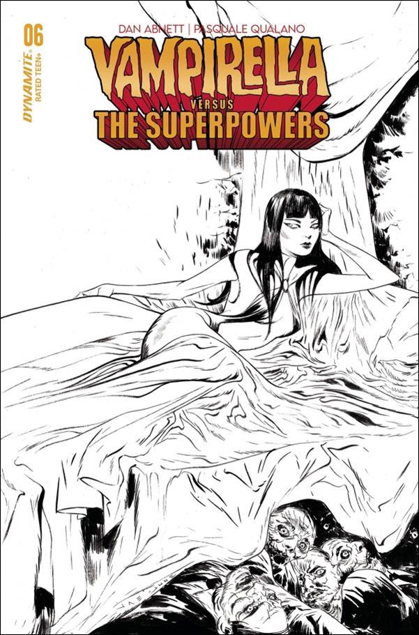 Vampirella vs. the Superpowers issue 6-G Jae Lee 1:10 Line Art Cover