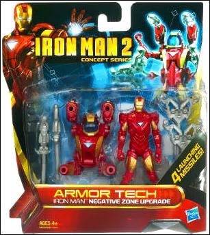 Iron Man 2 (Armor Tech) figure 2 Iron Man - Negative Zone Upgrade (Concept Series)
