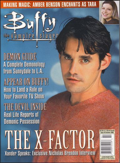 Buffy the Vampire Slayer Official Magazine issue 8 Nicholas Brendon Cover