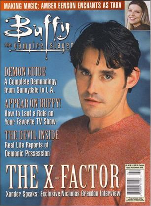 Buffy the Vampire Slayer Official Magazine issue 8 Nicholas Brendon Cover