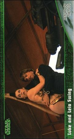 Star Wars Trilogy Widevision (Base Set) card 56 Luke and Leia Swing