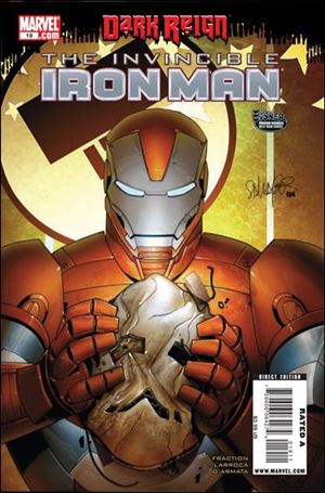 Invincible Iron Man (2008) issue 19 Salvador Larroca Cover