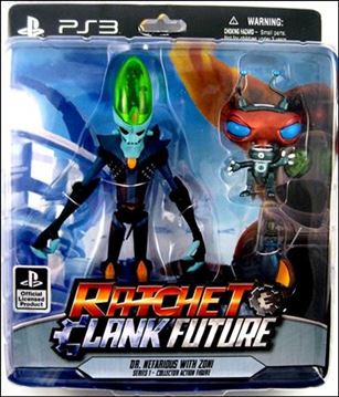 Ratchet and Clank Future (Series 1) figure 3 Dr. Nefarious and Zoni