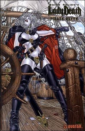 Brian Pulido's Lady Death: Pirate Queen issue 1-J Gold Foil Cover