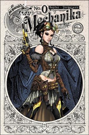 Lady Mechanika issue 0-E Portrait White Background Cover (2nd Printing)