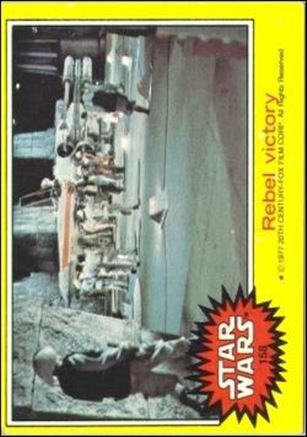 Star Wars: Series 3 (Base Set) card 158 Rebel victory