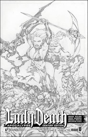 Lady Death: Apocalypse issue 0-NA Century Edition B Cover 1/100