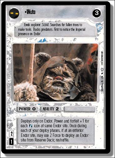 Star Wars: Endor Limited (Base Set) card 104 Wuta