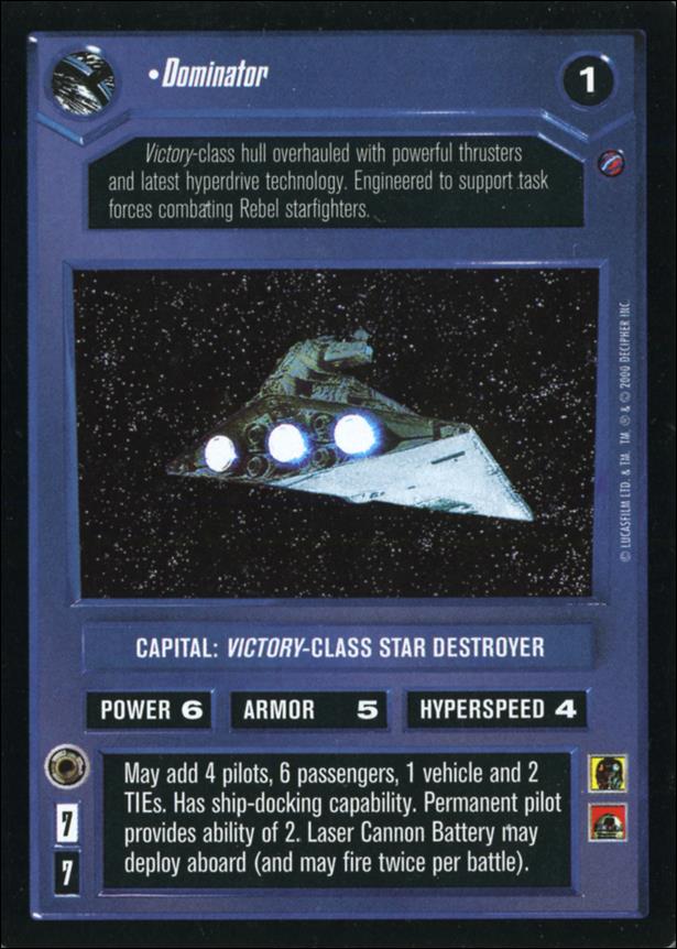 Star Wars: Death Star II Limited (Base Set) card 63 Dominator