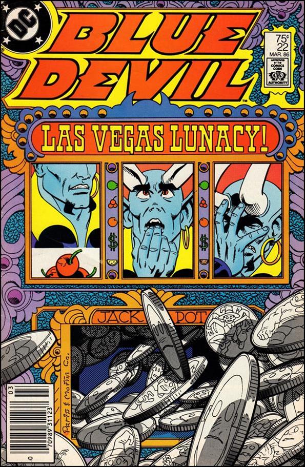 Blue Devil issue 22-B Newsstand Cover