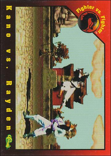 Mortal Kombat (Base Set) card 27 Kano vs. Rayden