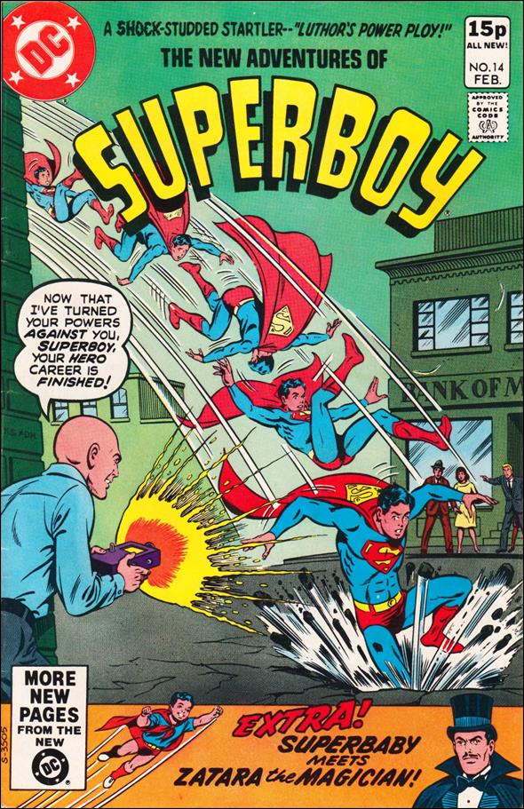 New Adventures of Superboy issue 14-B UK Price Cover
