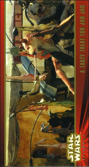 Star Wars: Episode I Widevision: Series 1 (Base Set) card 28 A Tasty Treat For Jar Jar