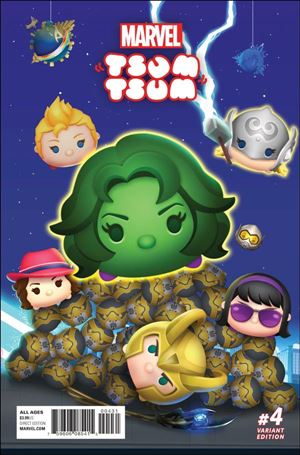 Marvel Tsum Tsum issue 4-C Fernando Olmedo Tsum Tsum Game Connecting Cover