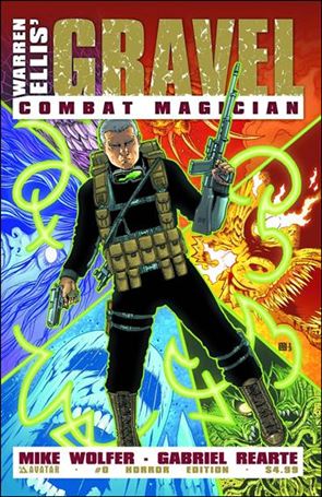 Gravel: Combat Magician issue 0-C Horror Cover