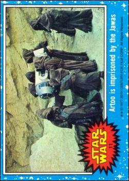 Star Wars: Series 1 (Base Set) card 11 Artoo is imprisoned by the Jawas