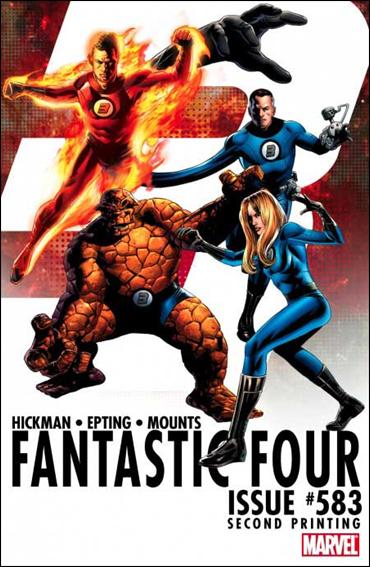 Fantastic Four (1961) issue 583-E Steve Epting Cover (2nd Printing)