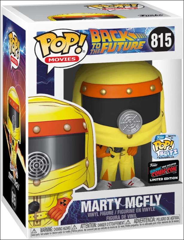 POP! Movies figure 815 Marty McFly (Space Suit) NYCC 2019 Exclusive
