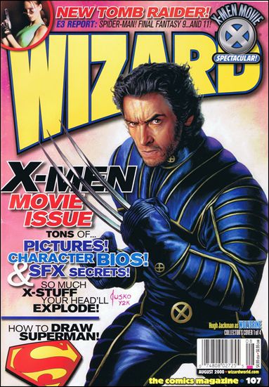 Wizard: The Comics Magazine issue 107 Joe Jusko Wolverine Cover