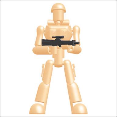 Stikfas figure 2-C Alpha Male Mililtary (Tan)